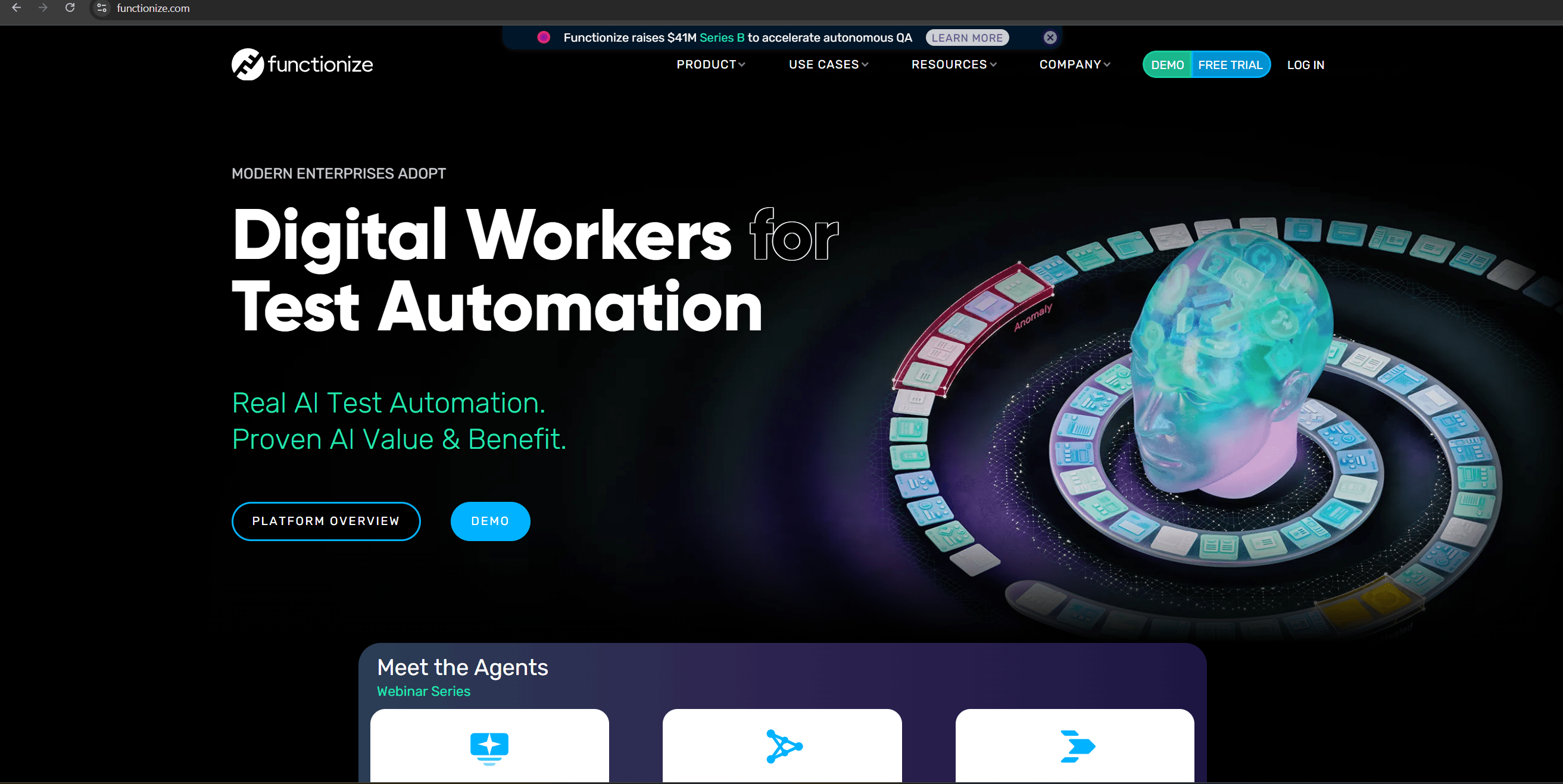 AI Test Platform UI